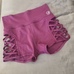Bombshell Sportswear Purple/Wine Shorts L Large